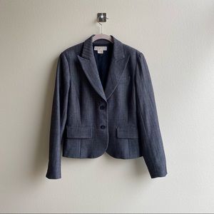 Michael Kors Grey Striped Suit Blazer Jacket Sz. 6